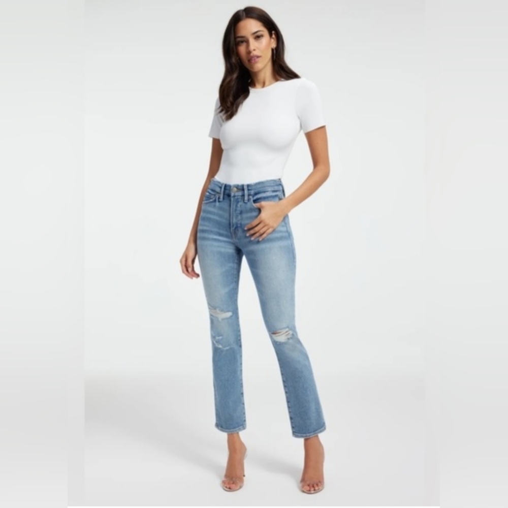 Good American Straight Leg Jeans - Sz  26/2